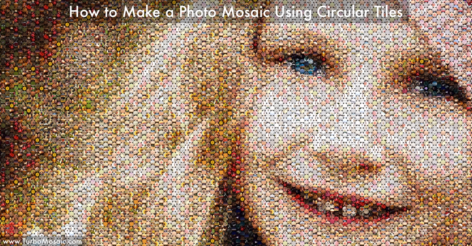 How to Make a Mosaic with Circular Tiles | TurboMosaic